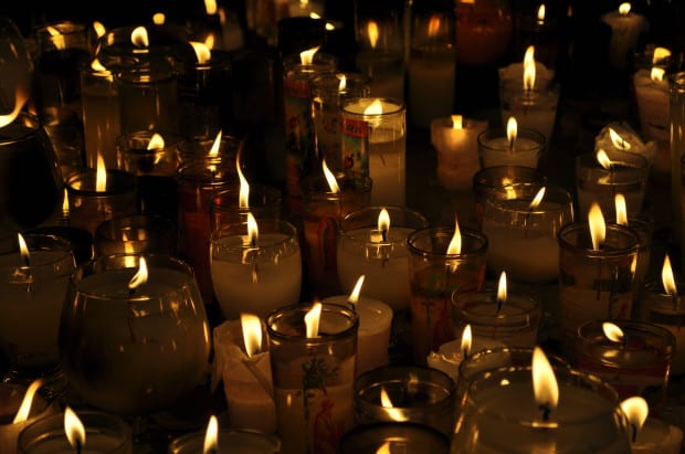 Prayer Candles in Panajachel, Guatemala